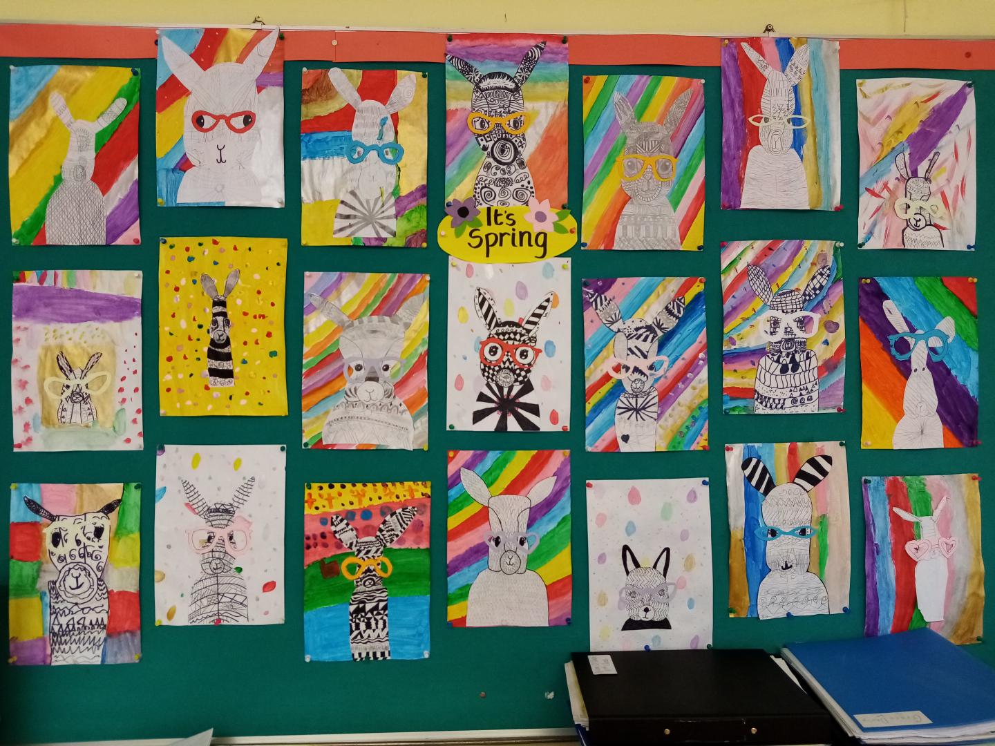 3rd & 4th Class Art Work Rusheen National School
